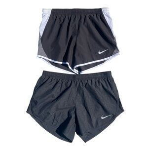 Nike running shorts bundle athletic gym workout run black elastic small